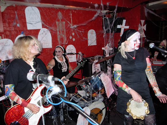 Actionettes Halloween party at the Buffalo Bar, Islington with The Nuns and The Action Men, Saturday 29th October 2011