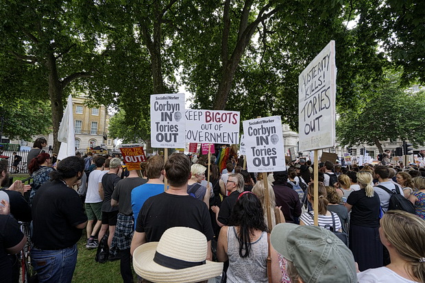 Protest photos: No Coalition of Chaos with the DUP, London demo. Sat 17th June 2017