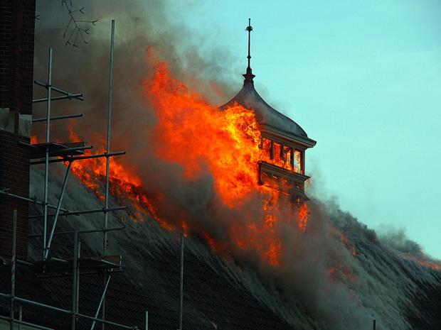 Major fire at Battersea Arts Centre in photos, Friday 13th March 2015