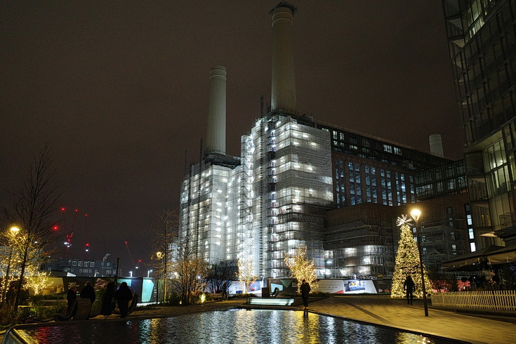 In photos: Battersea Power Station redevelopment - luxury flats, trendy shops and security guards