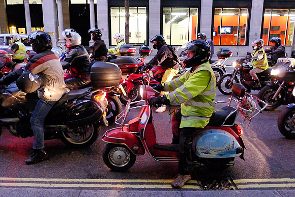Bike Parking Tax protest, central London 12th October 2011