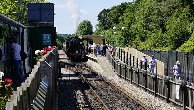 In photos: a trip along the Bluebell steam railway from East Grinstead to Sheffield Park, Sussex, England