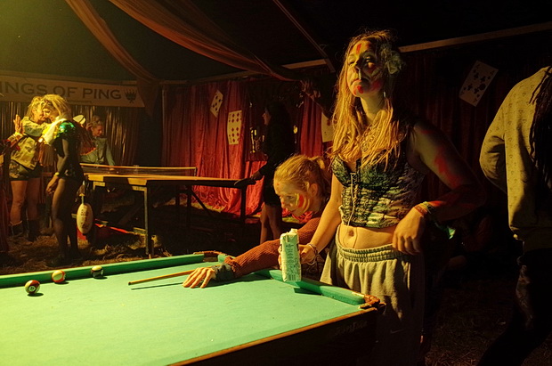 The Park Hotel at Boomtown 2016: bands, beer, pool, Eva Lazarus and ping pong debauchery, August 2016