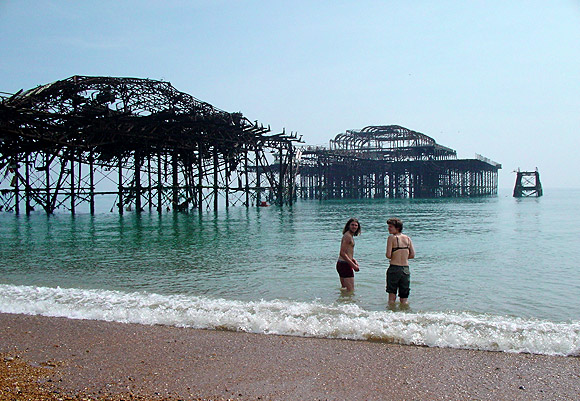Remembering the West Pier, Brighton, May 2003 photo