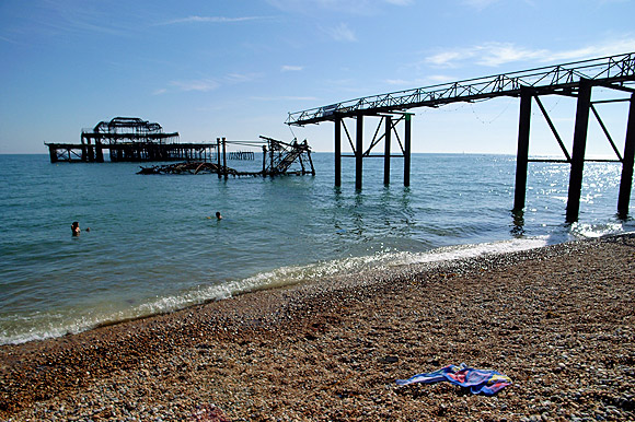 Remembering the West Pier, Brighton, June 2006 photo