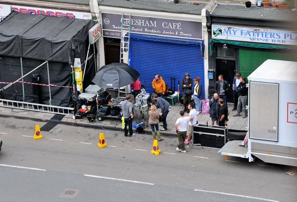 Brixton awash with media luvvies as film crews invade