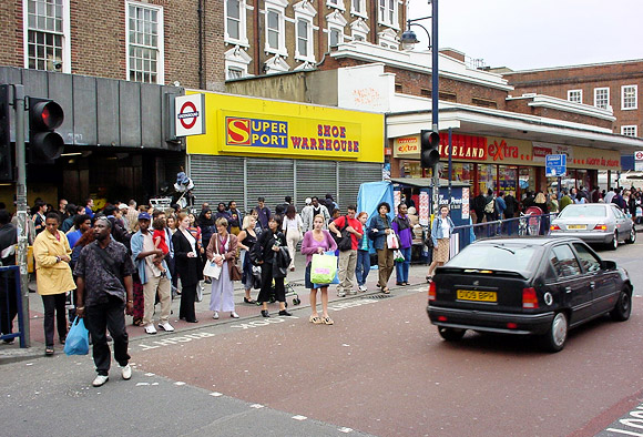 Brixton tube station back in the day - Travelcard hustlers and Special Brew cheerleaders