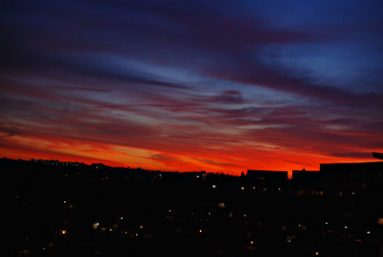 Brixton sunset, Nikon D80