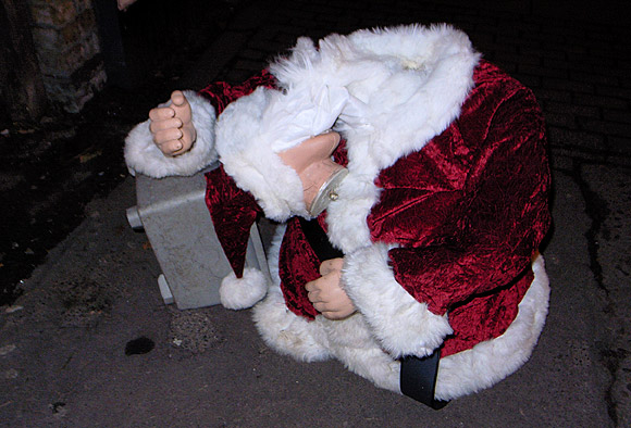 Brixton's saddest Santa