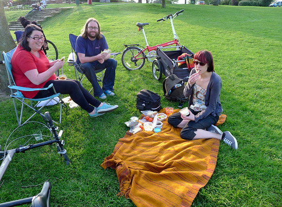 First picnic of the year: Brockwell Park, south London 