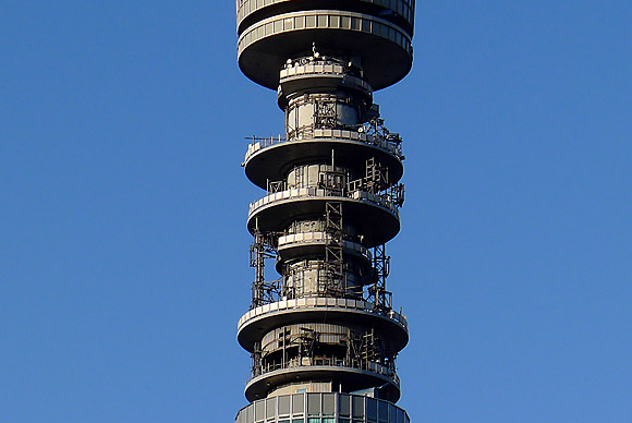 What have they done to the BT Tower in London?