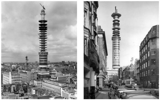 What have they done to the BT Tower in London?