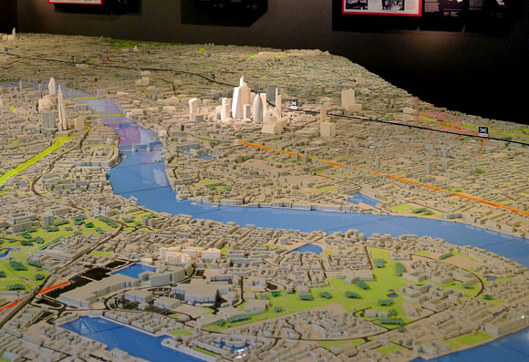 The Building Centre and its mahoosive model of London