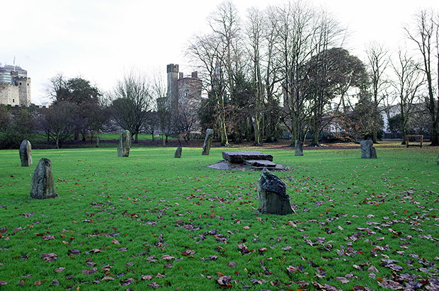 A walk around Bute Park, in the former grounds of Cardiff Castle, south Wales 