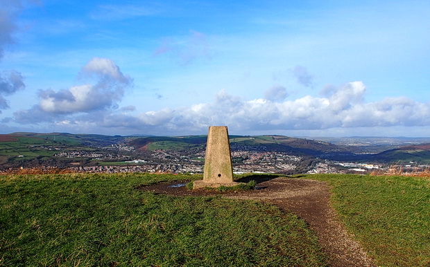 A walk up Caerphilly Mountain, north Cardiff, south Wales