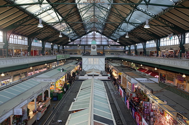 Photos of Cardiff Central Market, central Cardiff, south Wales