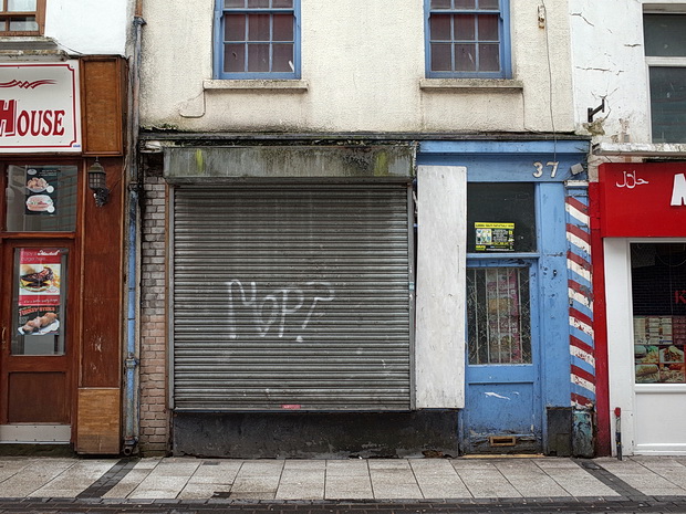 Cardiff street scenes: religious rows, sand dogs and Chip Alley, Wales, August 2015