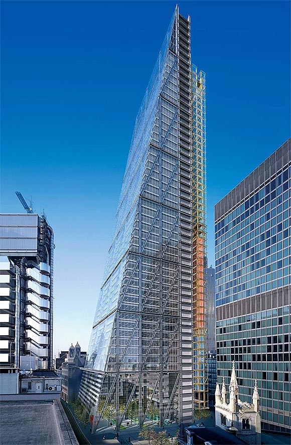 The 52-storey Cheesegrater tower at 122 Leadenhall starts
