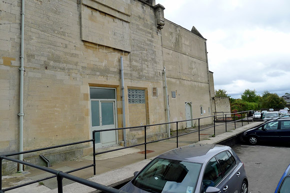 Disused Cirencester Town railway station - Victorian Gothic stuck in a car park