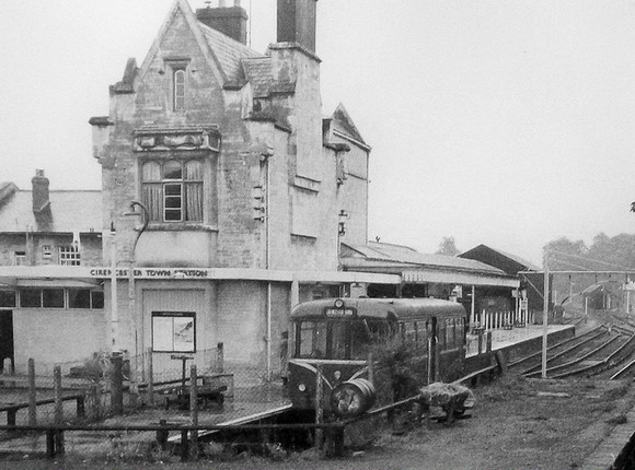 15 Kemble Line Cirencester Town Railway Station Photo Great Western Railway. 