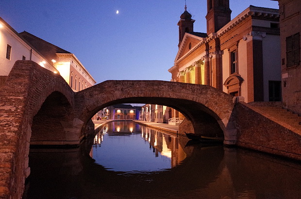 The canals and stunning architecture of Comacchio in northern Italy