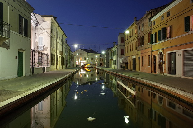 The canals and stunning architecture of Comacchio in northern Italy