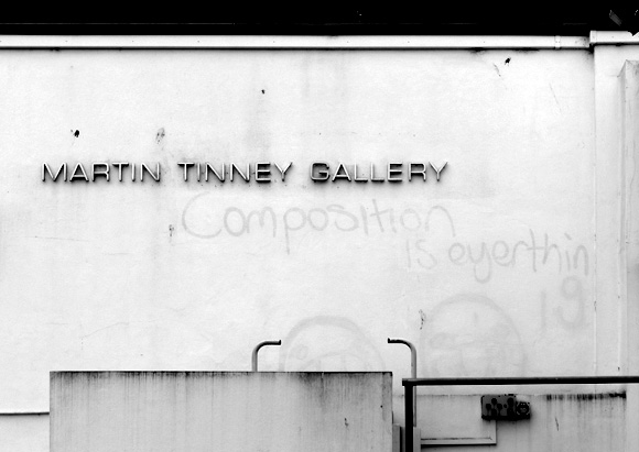 Composition is everythin ...g, Martin Tinney Gallery graffiti, Cardiff