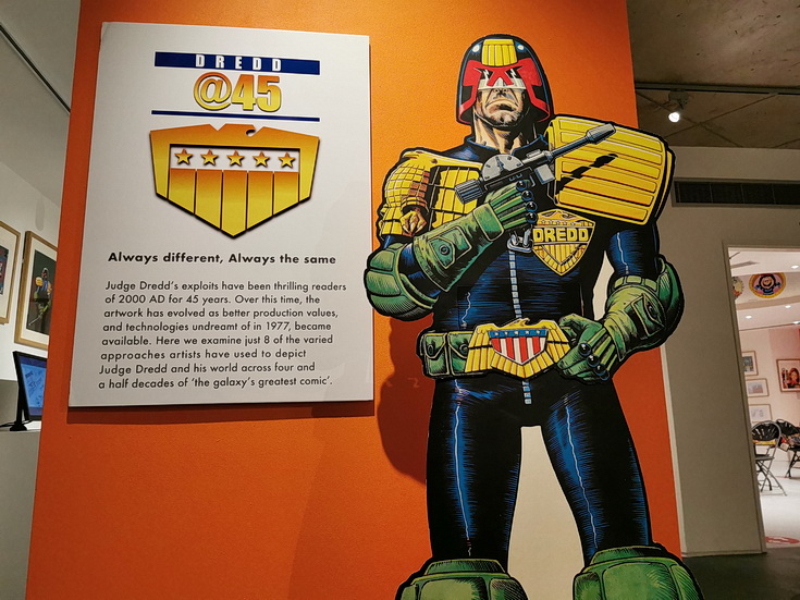 Judge Dredd exhibition and other comic treats at the Cartoon Museum, London