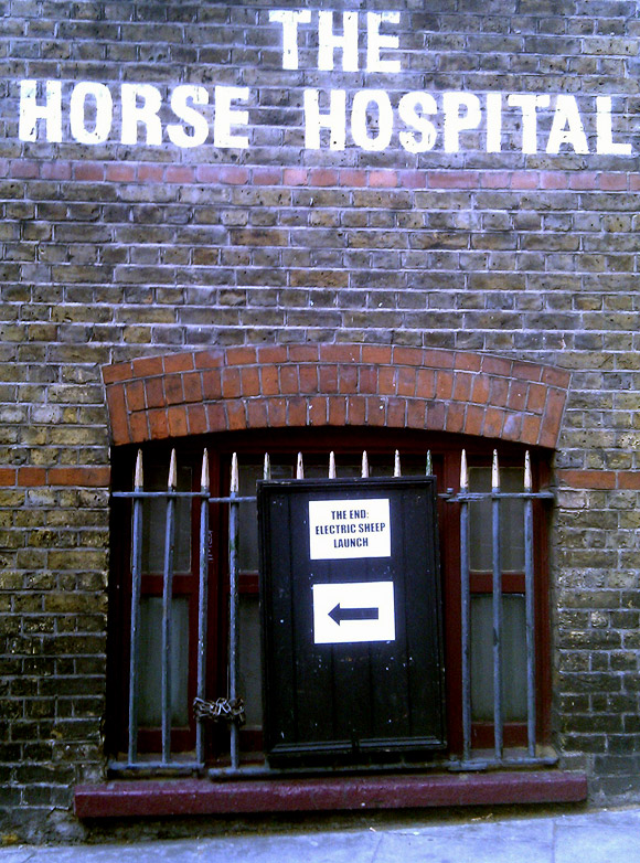 Electric Sheep book launch at the Horse Hospital, London