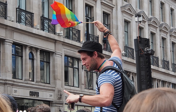 London Gay Pride 2017: faces, street scenes and smoke bombs, Saturday 8th July 2017