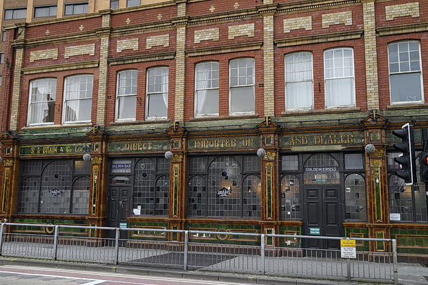 Glazed tiles, Grade II listing and drag acts: the wonderful Golden Cross pub in Cardiff