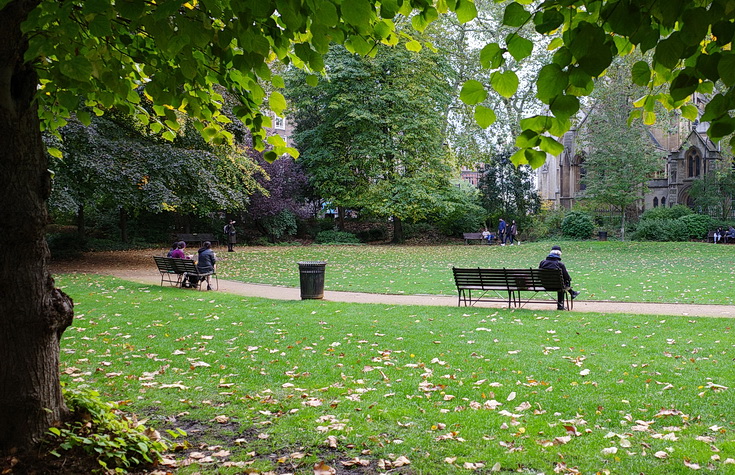 In photos: Gordon Square park, Bloomsbury, central London