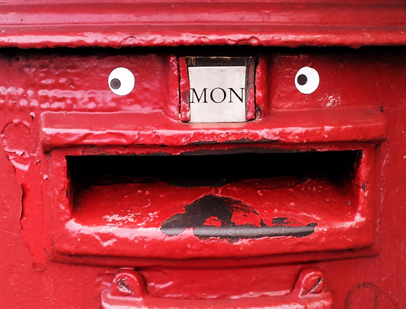 Say hello to Brixton's happy postbox