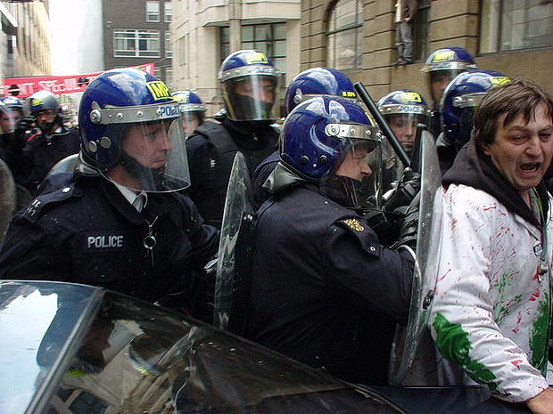 Twenty Years Ago: J18 anti-capitalism protests in central London, June 1999