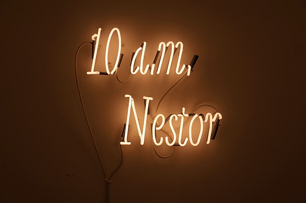 A dazzling display of neon art: Amnesia: Various, Luminous, Fixed at Sprüth Magers, London, February 2015