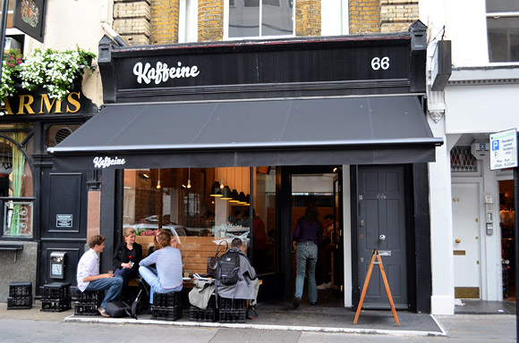 Kaffeine coffee bar, Great Titchfield Street, London, W1W 7QJ - review