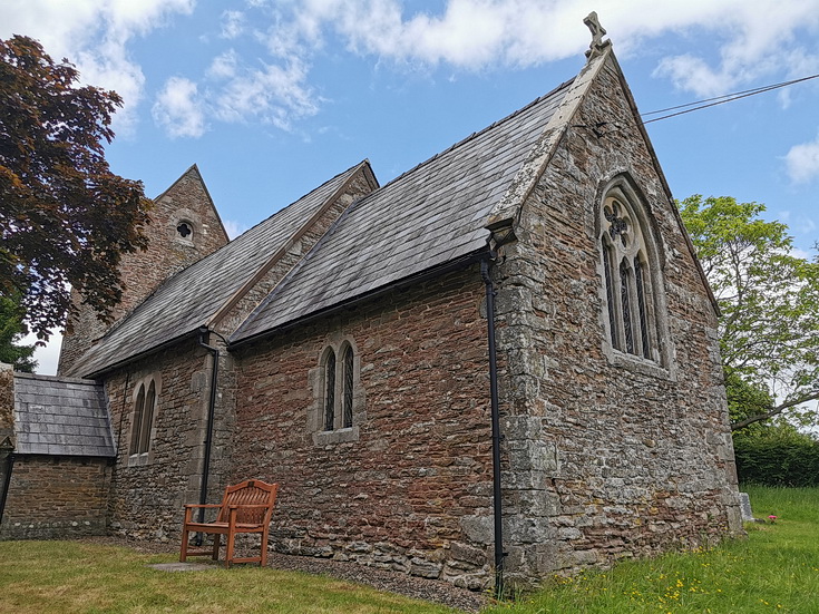 The beautiful, Grade II listed rural Church of St Guthlac in Little Cowarne, Herefordshire