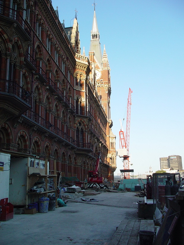 London 15 years ago: Soho street scenes, the Tate's Weather Project and St Pancras, October 2003