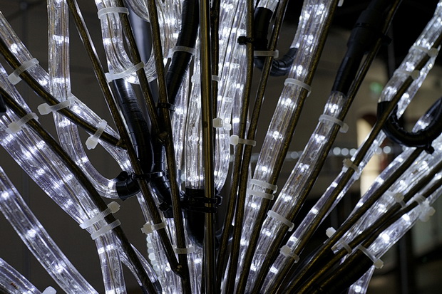 The beautiful LED lights of Brighton: Luminary by Ron Haselden at Fabrica, Duke Street, Brighton