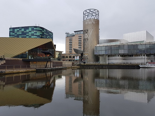 In photos: A trip to Manchester Media City - Marc Riley, Monochrome Set, Blue Peter Garden, and a dodgy lake, February 2018