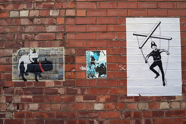 Manchester photos: street art, Gullivers, Canal Street and the Monochrome Set 