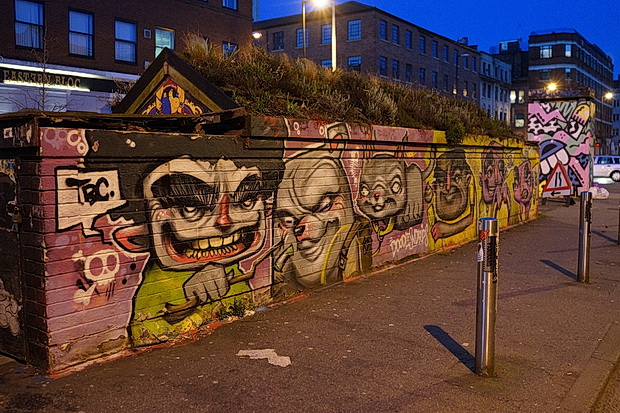 Manchester photos: street art, Gullivers, Canal Street and the Monochrome Set 