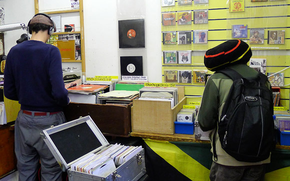 Music Temple records, Brixton Village for your reggae vinyl needs 