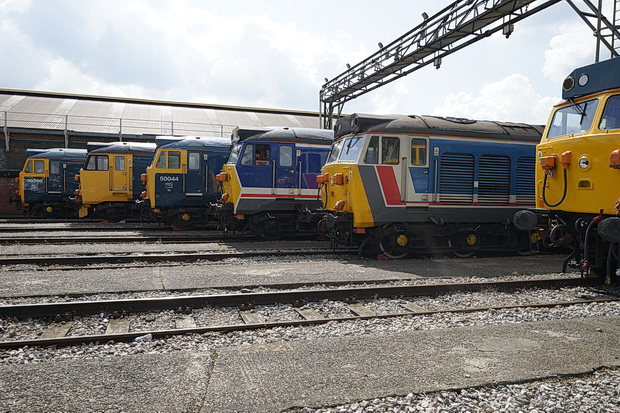 Steam and diesel loco delights at Old Oak Common Open Day, Saturday 2nd September 2017