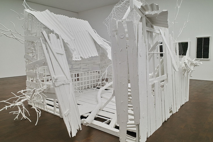 Rachel Whiteread's Internal Objects exhibition at the Gagosian Gallery, central London