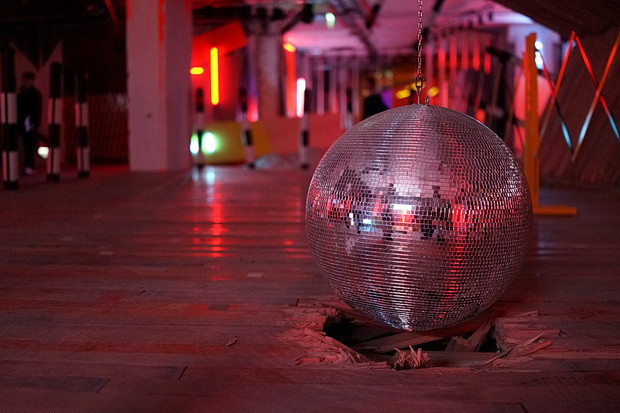In photos: Ruin - an abandoned imaginary disco nightclub in the Store Studios, London, November 2017