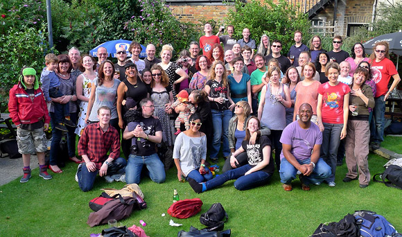 The big farewell drink, east London, Sat 9th July 2011