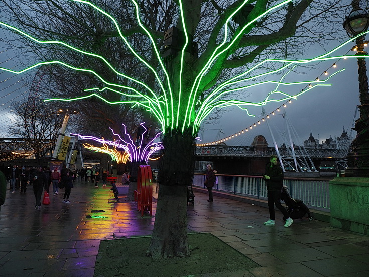 Winter Light at the Southbank Centre - in photos