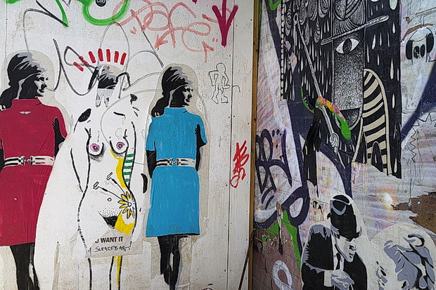 Street art and graffiti of Shoreditch and Brick Lane, East London
