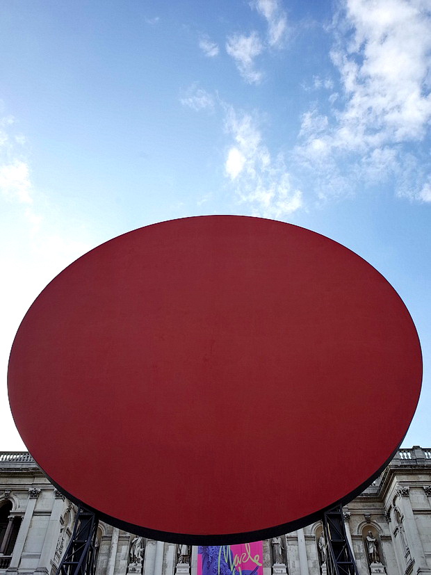 Anish Kapoor's Symphony for a Beloved Daughter in the Royal Academy's Annenberg Court, London, July 2018